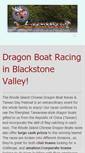 Mobile Screenshot of dragonboatri.com